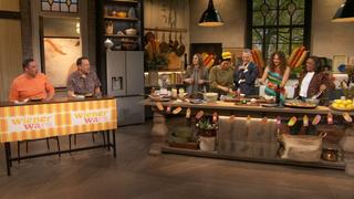 Joey Chestnut; Amirah Kassem; Jeff Mauro