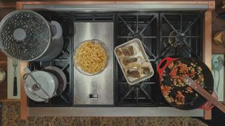 Ukrainian Cod With Spicy Tomato Sauce and Egg Noodles