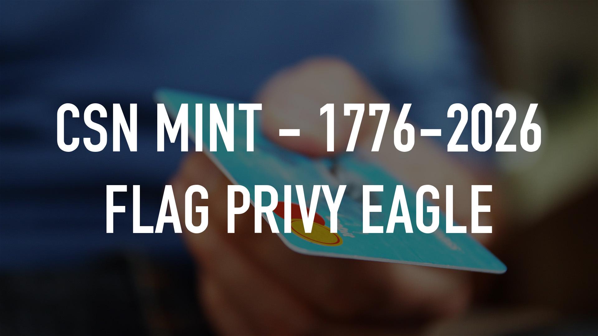 Watch CSN Mint - 1776-2026 Flag Privy Eagle Streaming on Philo