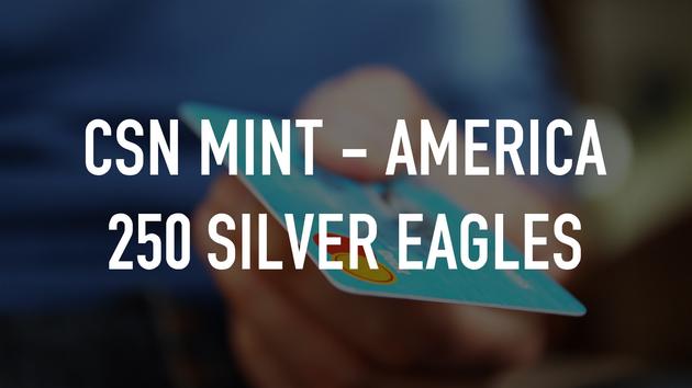 CSN Mint - America 250 Silver Eagles