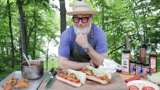 Tailgate Surf-and-Turf Po'Boy Sandwiches Tailgate Surf-and-Turf Po'Boy Sandwiches