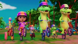 Selena's Big Bike Race; Follow That Flute
