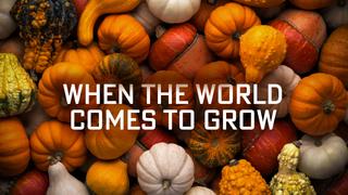 Where The World Comes to Grow