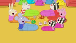 The Sleepover; Daddy Pig's Office; Pirate Island; George Catches a Cold; Cold Winter's Day The Sleepover; Daddy Pig's Office; Pirate Island; George Catches a Cold; Cold Winter's Day