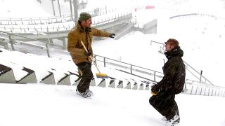 Launching a Rocket, Demolishing a Pier and Firing Rounds Launching a Rocket, Demolishing a Pier and Firing Rounds