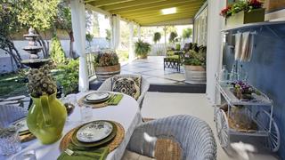 Backyard Makeover With a Tea Room Focal Point