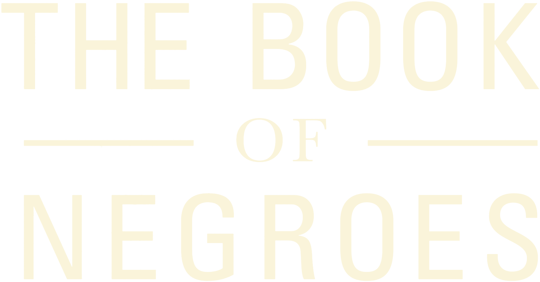 The Book of Negroes show logo
