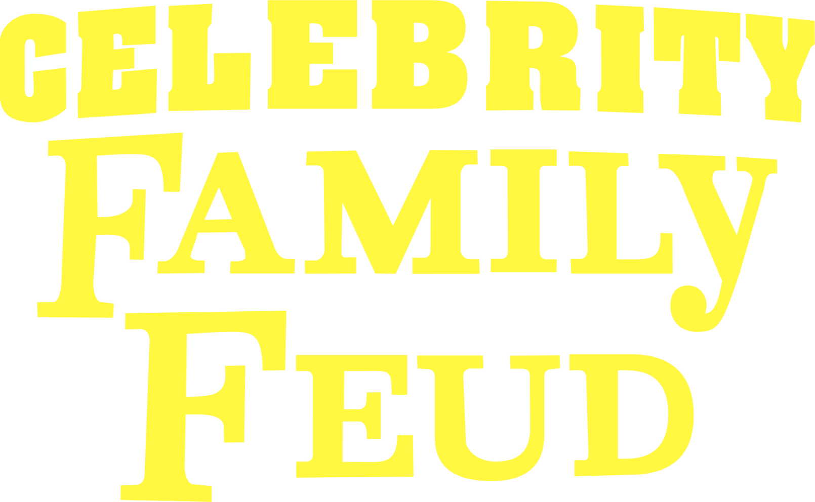 Celebrity Family Feud show logo