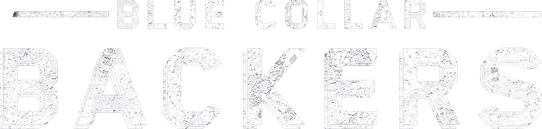 Blue Collar Backers show logo