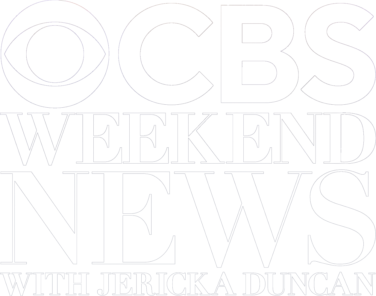 CBS Weekend News show logo