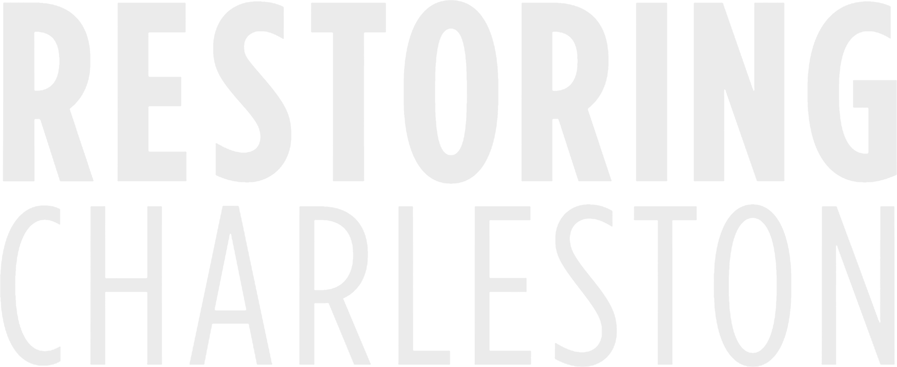 Restoring Charleston