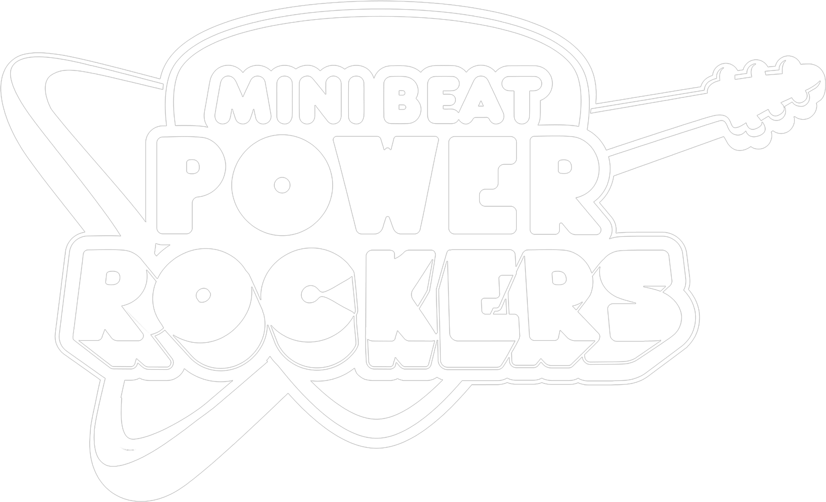 Mini Beat Power Rockers show logo
