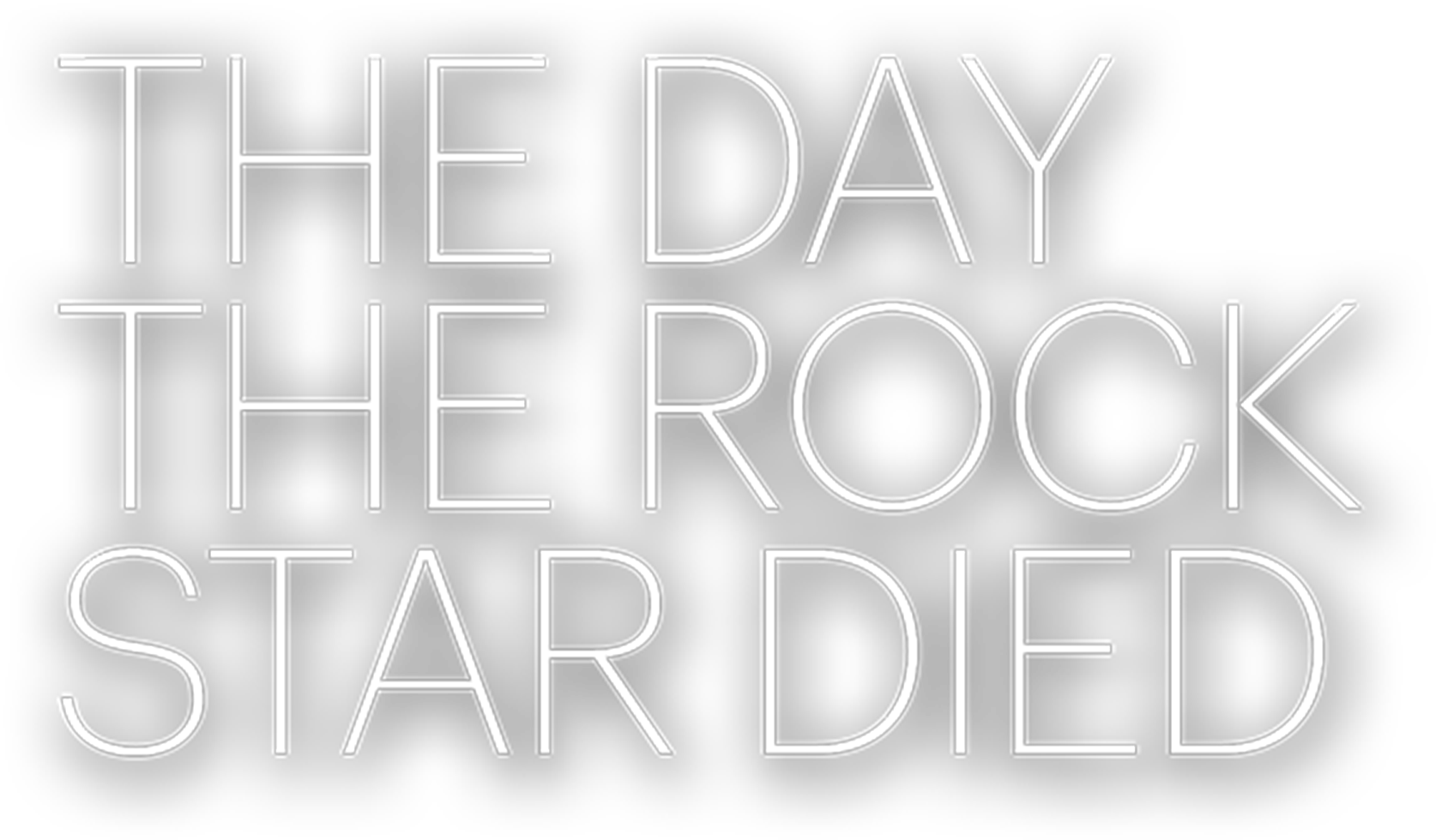 The Day the Rock Star Died show logo