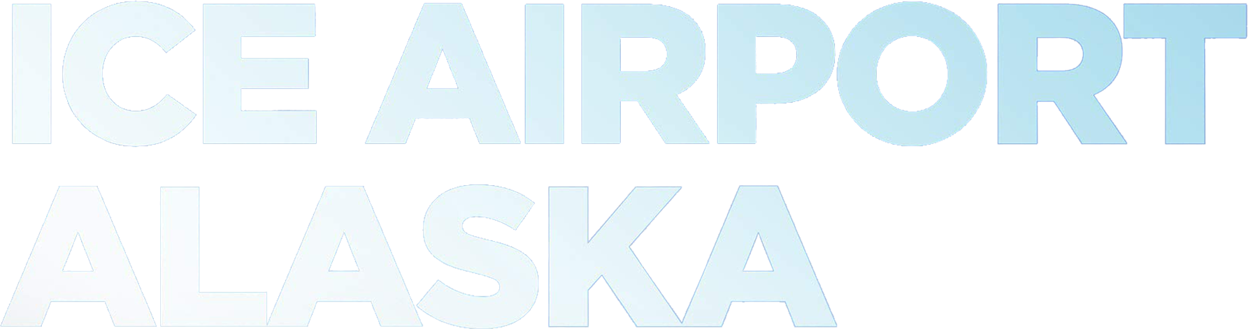 Ice Airport Alaska