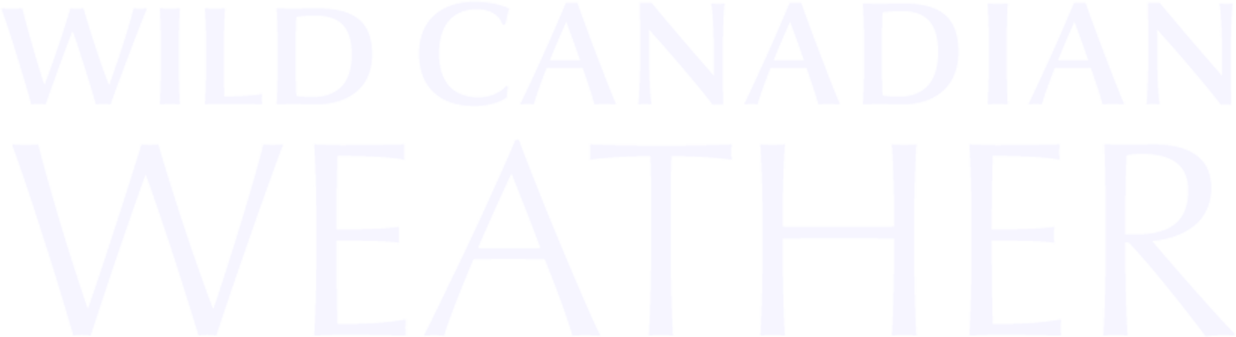Wild Canadian Weather