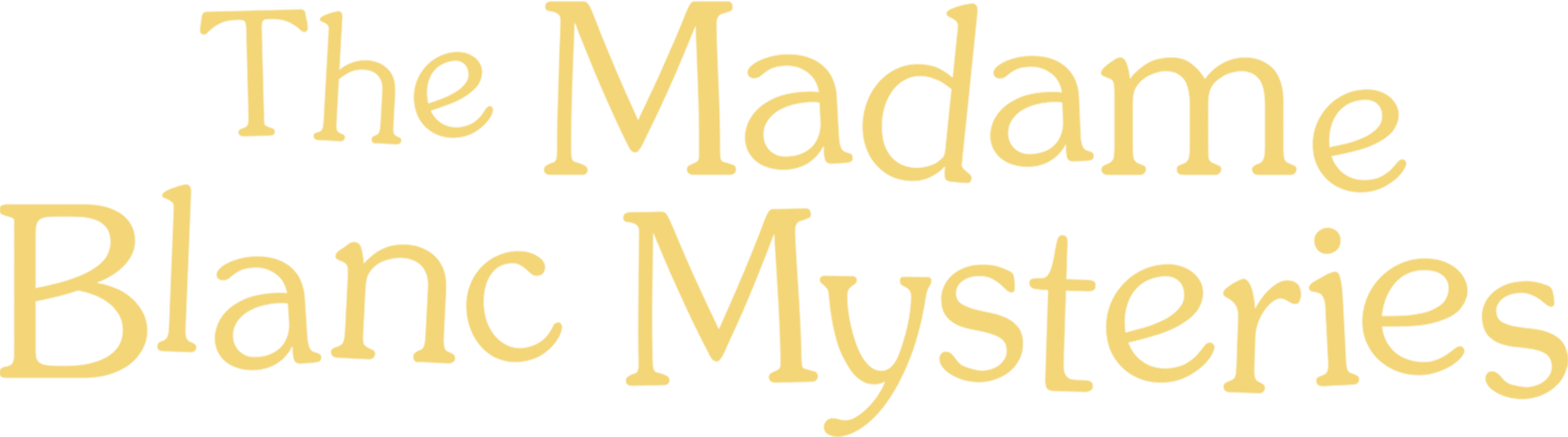 The Madame Blanc Mysteries show logo