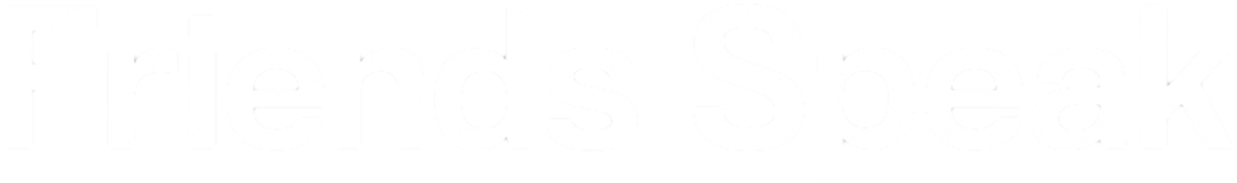 Friends Speak show logo