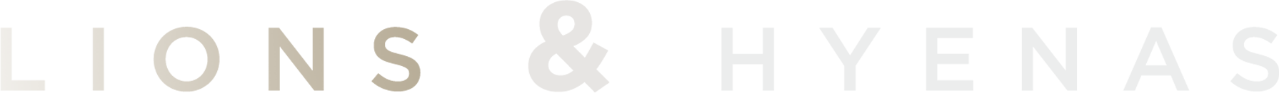 Lions and Hyenas show logo