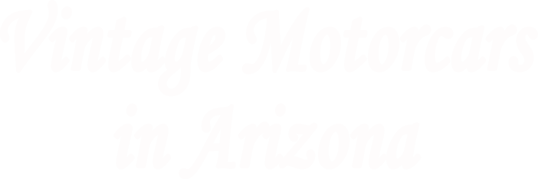 Vintage Motorcars in Arizona