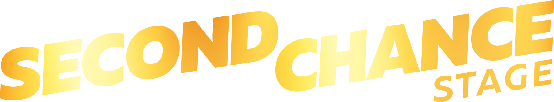 Second Chance Stage show logo