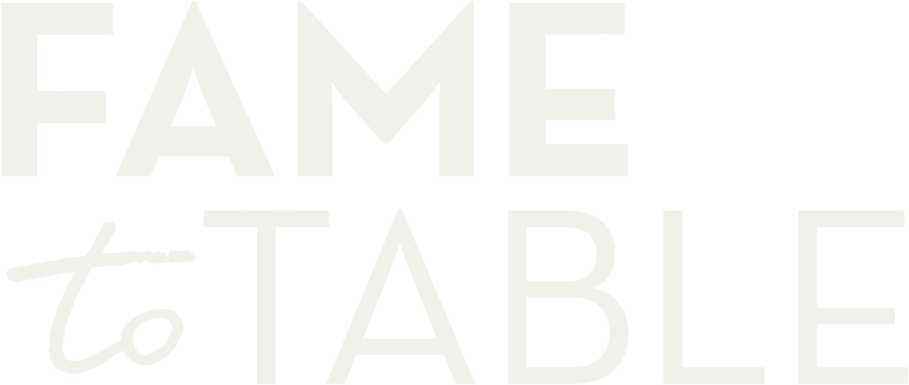 Fame to Table show logo