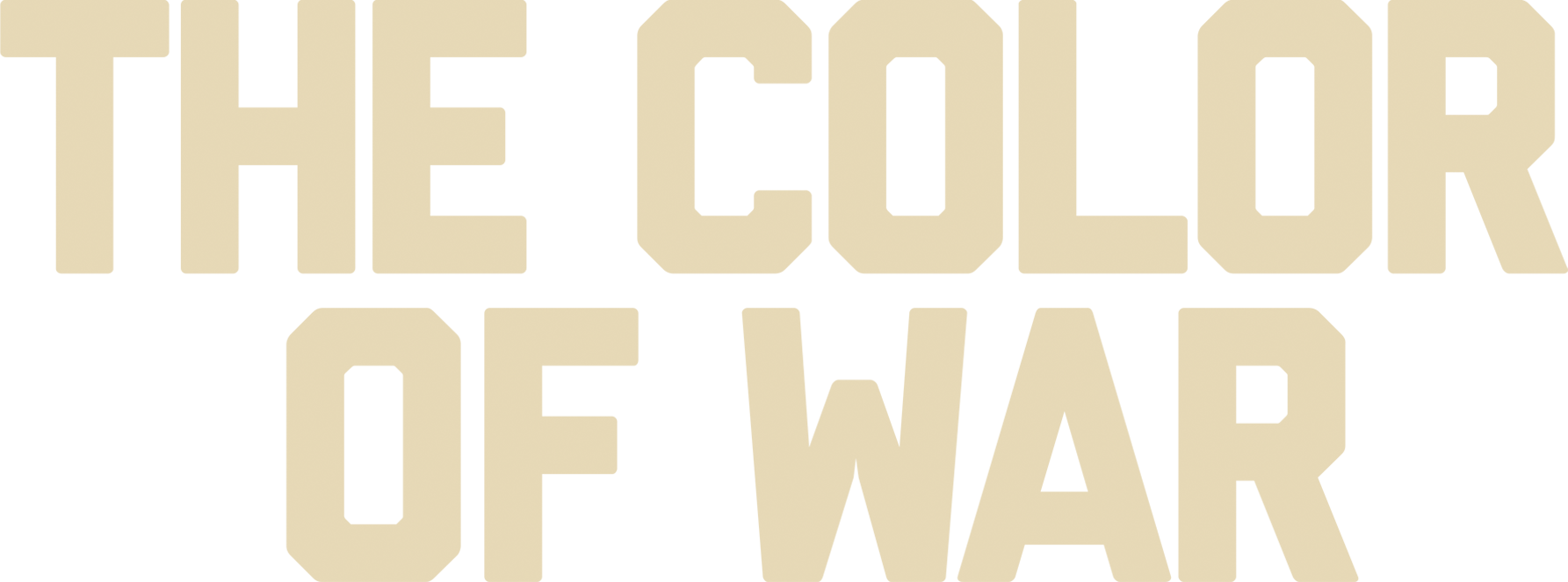 The Color of War show logo