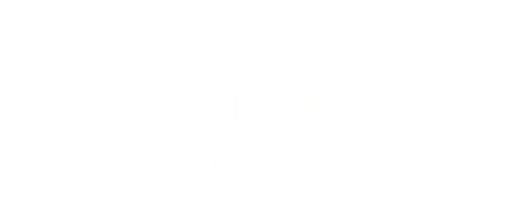 Cheeseburgers of the World show logo