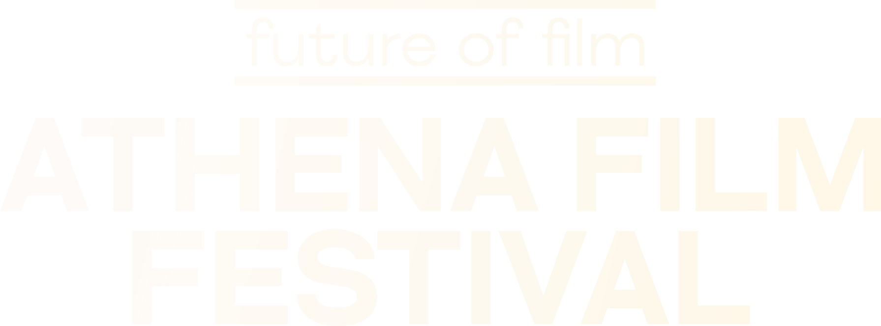 Future of Film: Athena Film Festival show logo
