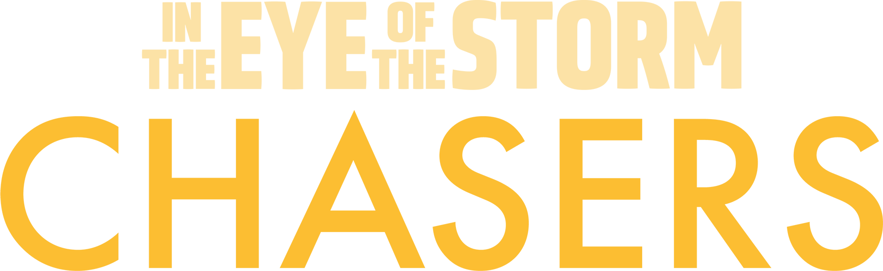 In the Eye of the Storm: Chasers show logo