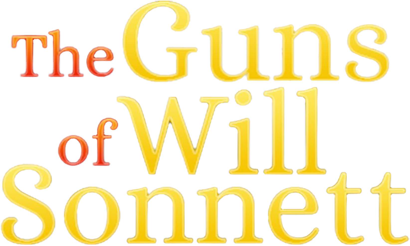 The Guns of Will Sonnett show logo