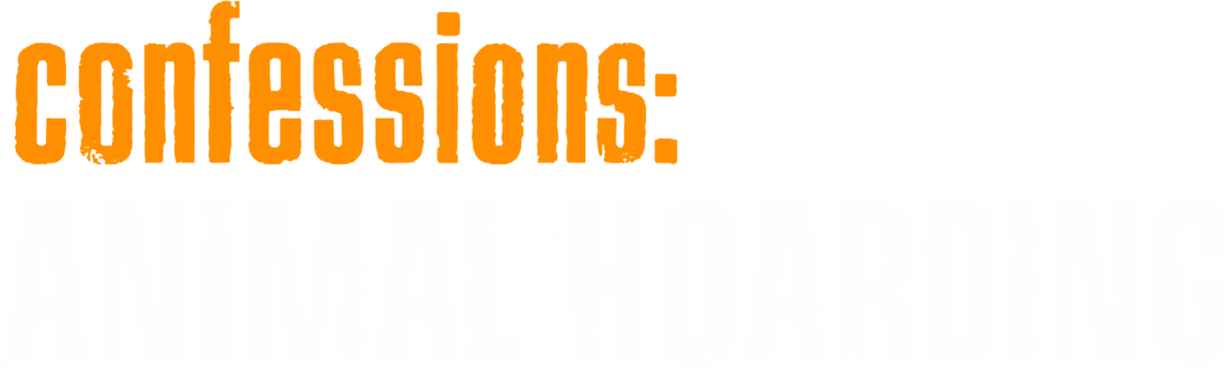 Confessions: Animal Hoarding show logo