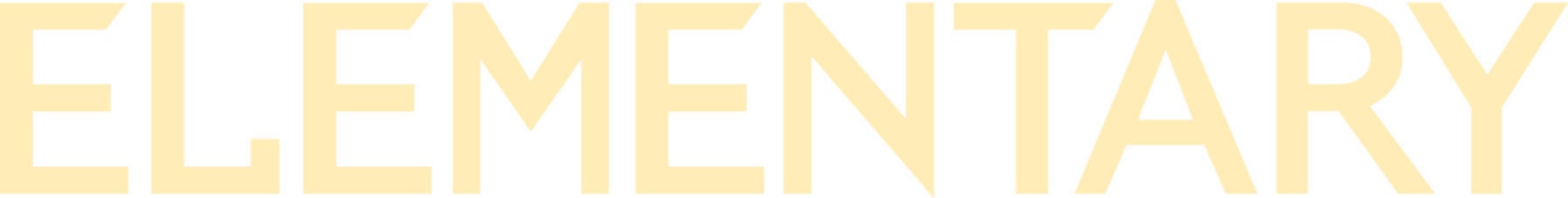 Elementary show logo