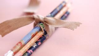 How to Make Washi Wrapped Pencils How to Make Washi Wrapped Pencils
