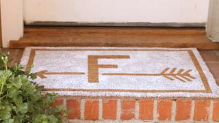 How to Create a Monogrammed Doormat How to Create a Monogrammed Doormat