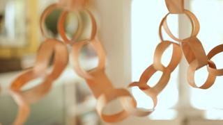 Wood Veneer Chain Garland Wood Veneer Chain Garland