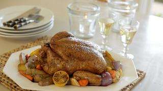 Roast Chicken with Root Vegetables Recipe