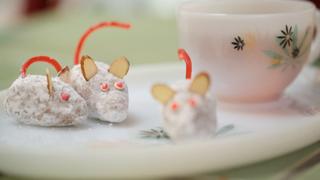 White Chocolate Ginger Mice Truffles White Chocolate Ginger Mice Truffles