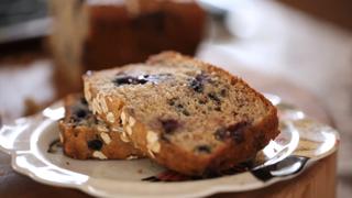 Banana Bread with Blueberry and Oats Banana Bread with Blueberry and Oats