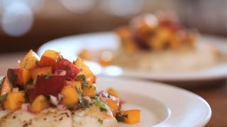 Grilled Halibut With Nectarine Salsa Recipe Grilled Halibut With Nectarine Salsa Recipe