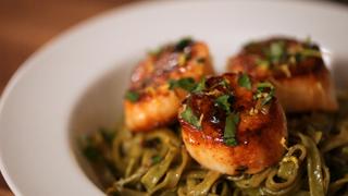 Kelly's Seared Scallop Pasta Kelly's Seared Scallop Pasta
