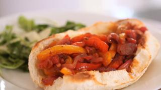 Sausage and Pepper Subs Sausage and Pepper Subs