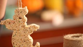 How to Make Halloween Birdseed Ornaments How to Make Halloween Birdseed Ornaments